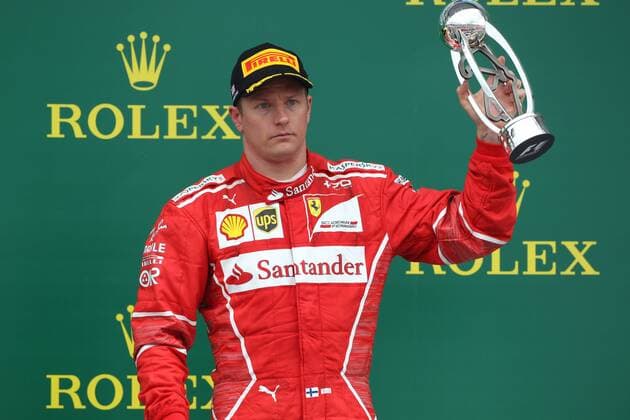 British Grand Prix, Silverstone 13 - 16 July 2017 16.07.2017 - Race, 3rd place Kimi Raikkonen (FIN) Scuderia Ferrari SF70H 