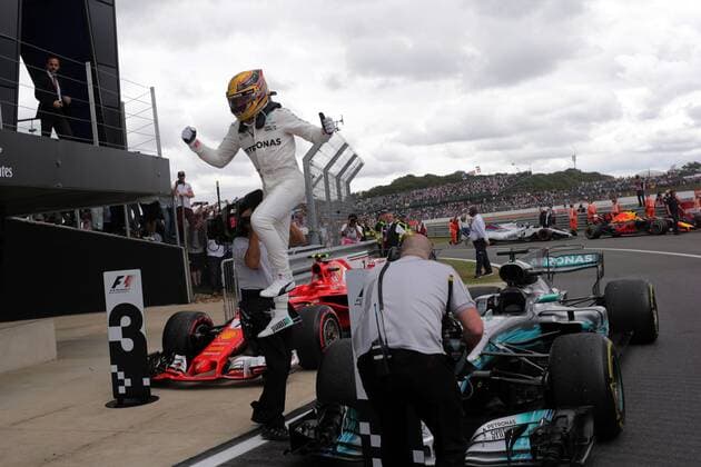 British Grand Prix, Silverstone 13 - 16 July 2017 16.07.2017 - Race, Lewis Hamilton (GBR) Mercedes AMG F1 W08 race winner 