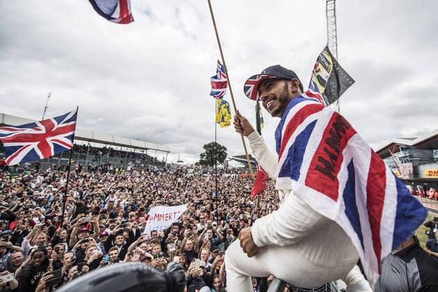 Motorsports: FIA Formula One World Championship WM Weltmeisterschaft 2017, Grand Prix of Great Britain, 44 Lewis Hamilton (GBR, Mercedes AMG Petronas F1 Team), Silverstone Great Britain xHOCHxZWEIx