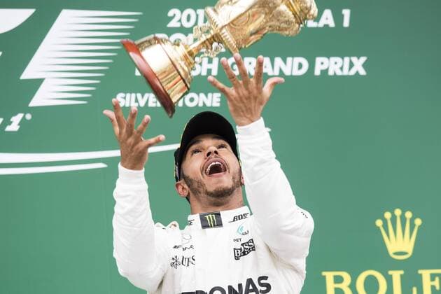 Motorsports: FIA Formula One World Championship WM Weltmeisterschaft 2017, Grand Prix of Great Britain, 44 Lewis Hamilton (GBR, Mercedes AMG Petronas F1 Team), Silverstone Great Britain xHOCHxZWEIx