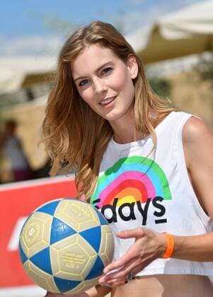 Beachsoccer, Model Astrid Ericsson in Aktion IPP20170716 Event Beachsoccer: Bobo Summer Cup, la modella e giocatrice di footvolley Astrid Ericsson -- (Hinweis: Verwendung nur in Deutschland - only Germany) xHOCHxZWEIx xItalyxPhotoxPressx 