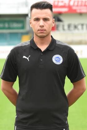 Fußball 3. Liga, Porträttermin 2017 2018 Sportfreunde Lotte am 16.07.2017 im Frimo Stadion in Lotte Betreuer Can Özalp Oezalp (Lotte) MT