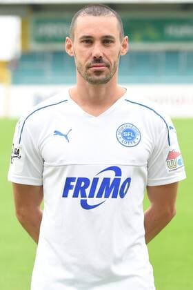 Fußball 3. Liga, Porträttermin 2017 2018 Sportfreunde Lotte am 16.07.2017 im Frimo Stadion in Lotte Tim Gorschlüter Gorschlueter (Lotte) MT