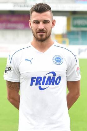 Fußball 3. Liga, Porträttermin 2017 2018 Sportfreunde Lotte am 16.07.2017 im Frimo Stadion in Lotte Bernd Rosinger (Lotte) MT