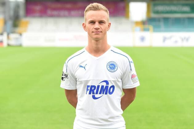Fußball 3. Liga, Porträttermin 2017 2018 Sportfreunde Lotte am 16.07.2017 im Frimo Stadion in Lotte Marco Hober (Lotte) MT