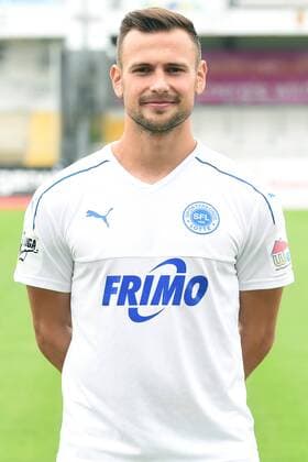 Fußball 3. Liga, Porträttermin 2017 2018 Sportfreunde Lotte am 16.07.2017 im Frimo Stadion in Lotte Alexander Langlitz (Lotte) MT