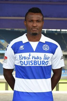 Fußball 2. Bundesliga Offizieller Fototermin MSV Duisburg am 15.07.2017 in der Schauinsland-Reisen-Arena in Duisburg Kingsley Onuegbu ( Duisburg ) xRx