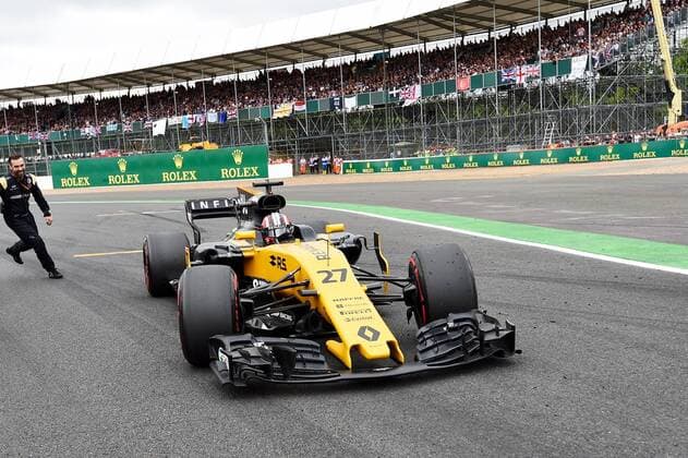 Nico Huelkenberg (GER 27), Renault F1 Team, Grosser Preis von England 2017, Rennen, Motorsport, Formel 1, 16.07.2017, Silverstone Copyright: xAndre Eibner-Pressefotox EP_JAE