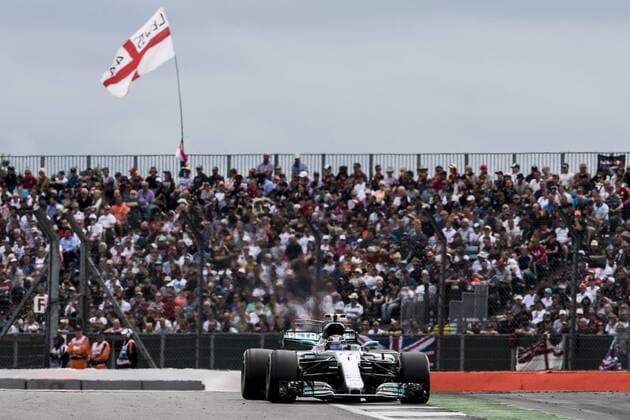 Motorsports: FIA Formula One World Championship WM Weltmeisterschaft 2017, Grand Prix of Great Britain, 77 Valtteri Bottas (FIN, Mercedes AMG Petronas F1 Team), Silverstone Great Britain xHOCHxZWEIx