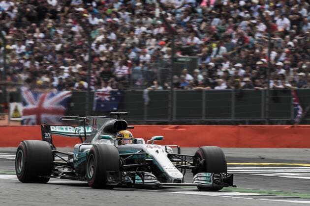 Motorsports: FIA Formula One World Championship WM Weltmeisterschaft 2017, Grand Prix of Great Britain, 44 Lewis Hamilton (GBR, Mercedes AMG Petronas F1 Team), Silverstone Great Britain xHOCHxZWEIx