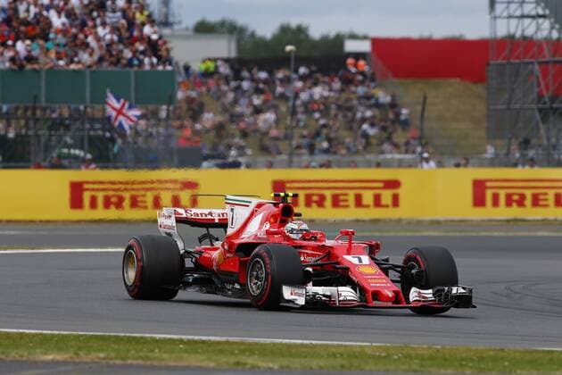 Motorsports: FIA Formula One World Championship WM Weltmeisterschaft 2017, Grand Prix of Great Britain, 7 Kimi Raikkonen (FIN, Scuderia Ferrari), Silverstone Great Britain xHOCHxZWEIx