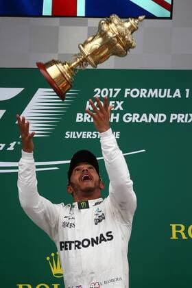 British Grand Prix, Silverstone 13 - 16 July 2017 16.07.2017 - Race, Lewis Hamilton (GBR) Mercedes AMG F1 W08 race winner 