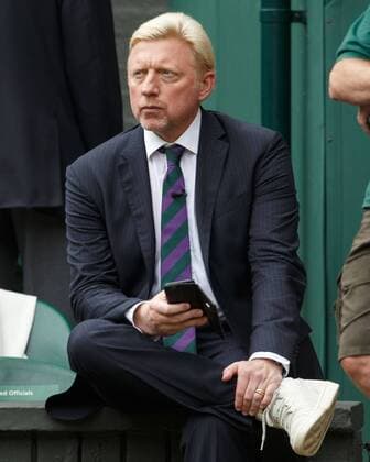 BORIS BECKER, TV Kommentator auf dem Centre Court Tennis - Wimbledon 2016 - Grand Slam ITF ATP Tennis Herren WTA Tennis Damen - AELTC - London - - Great Britain - 16 July 2017. Copyright: xJuergenxHasenkopfx