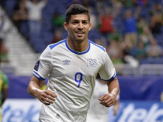 Fußball, Gold Cup, Jamaica - El Salvador El Salvador forward Nelson Bonilla celebrates his goal against Jamaica during their CONCACAF Gold Cup soccer match between Jamaica and El Salvador at Alamodome estadium in San Antonio 16 July 2017. JAMAICA - EL SALVADOR !ACHTUNG: NUR REDAKTIONELLE NUTZUNG!  Copyright: xDarrenxAbatex SAN01 20170717-636358512584743852