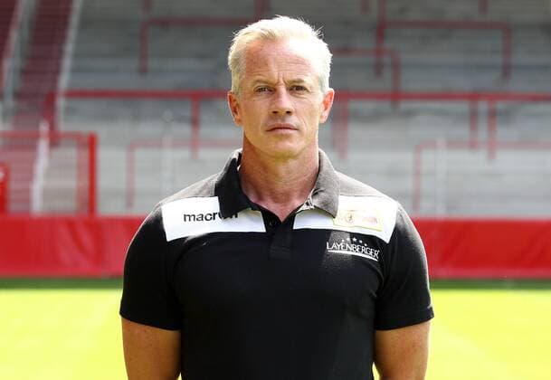 Trainer Jens Keller Fußball Fussball 2.Bundesliga Herren DFL Porträttermin Saison 2017 2018 17.07.2017 1.FC Union Berlin FCU , Porträt, Vorstellung, Präsentation, Pressetermin