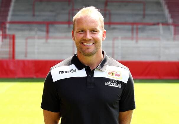 Co Trainer Henrik Pedersen Fußball Fussball 2.Bundesliga Herren DFL Porträttermin Saison 2017 2018 17.07.2017 1.FC Union Berlin FCU , Porträt, Vorstellung, Präsentation, Pressetermin