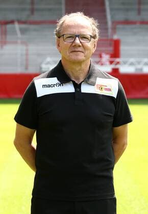 Arzt Dr. Tankred Haase Fußball Fussball 2.Bundesliga Herren DFL Porträttermin Saison 2017 2018 17.07.2017 1.FC Union Berlin FCU , Porträt, Vorstellung, Präsentation, Pressetermin
