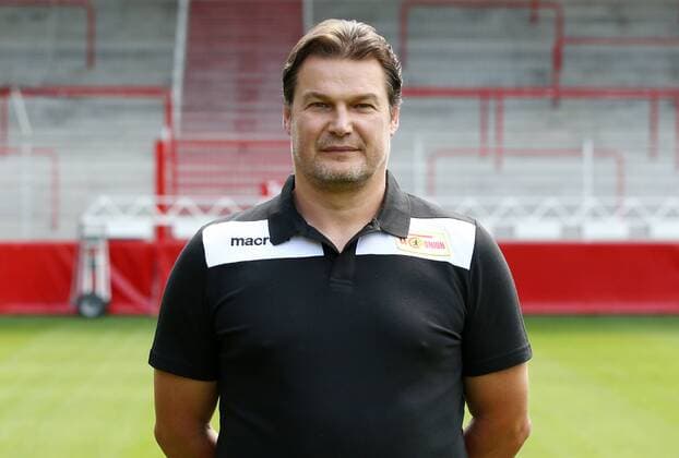 Physiotherapeut Frank Placzek Fußball Fussball 2.Bundesliga Herren DFL Porträttermin Saison 2017 2018 17.07.2017 1.FC Union Berlin FCU , Porträt, Vorstellung, Präsentation, Pressetermin