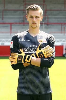 Torwart Daniel Mesenhöler Fußball Fussball 2.Bundesliga Herren DFL Porträttermin Saison 2017 2018 17.07.2017 1.FC Union Berlin FCU , Porträt, Vorstellung, Präsentation, Pressetermin