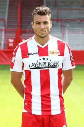 Dennis Daube Fußball Fussball 2.Bundesliga Herren DFL Porträttermin Saison 2017 2018 17.07.2017 1.FC Union Berlin FCU , Porträt, Vorstellung, Präsentation, Pressetermin