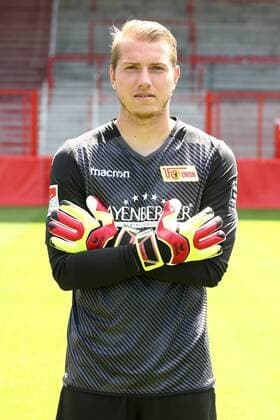 Torwart Jakob Busk Fußball Fussball 2.Bundesliga Herren DFL Porträttermin Saison 2017 2018 17.07.2017 1.FC Union Berlin FCU , Porträt, Vorstellung, Präsentation, Pressetermin