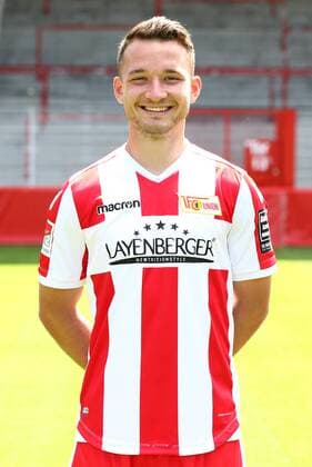 Peter Kurzweg Fußball Fussball 2.Bundesliga Herren DFL Porträttermin Saison 2017 2018 17.07.2017 1.FC Union Berlin FCU , Porträt, Vorstellung, Präsentation, Pressetermin