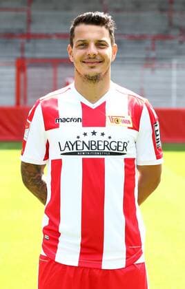 Philipp Hosiner Fußball Fussball 2.Bundesliga Herren DFL Porträttermin Saison 2017 2018 17.07.2017 1.FC Union Berlin FCU , Porträt, Vorstellung, Präsentation, Pressetermin