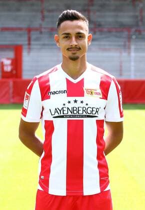 Kenny Prince Redondo Fußball Fussball 2.Bundesliga Herren DFL Porträttermin Saison 2017 2018 17.07.2017 1.FC Union Berlin FCU , Porträt, Vorstellung, Präsentation, Pressetermin
