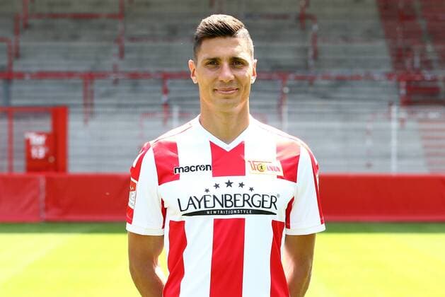 Damir Kreilach Fußball Fussball 2.Bundesliga Herren DFL Porträttermin Saison 2017 2018 17.07.2017 1.FC Union Berlin FCU , Porträt, Vorstellung, Präsentation, Pressetermin