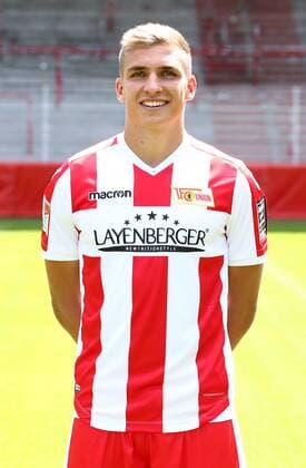 Grischa Prömel Fußball Fussball 2.Bundesliga Herren DFL Porträttermin Saison 2017 2018 17.07.2017 1.FC Union Berlin FCU , Porträt, Vorstellung, Präsentation, Pressetermin