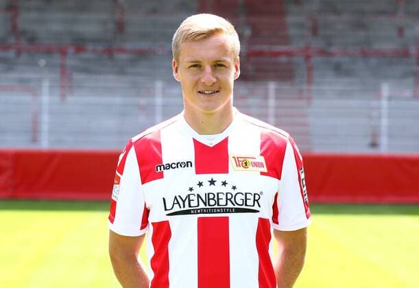 Felix Kroos Fußball Fussball 2.Bundesliga Herren DFL Porträttermin Saison 2017 2018 17.07.2017 1.FC Union Berlin FCU , Porträt, Vorstellung, Präsentation, Pressetermin