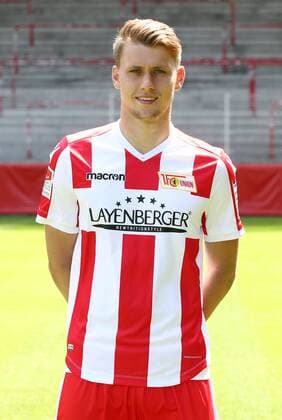 Lukas Lämmel Fußball Fussball 2.Bundesliga Herren DFL Porträttermin Saison 2017 2018 17.07.2017 1.FC Union Berlin FCU , Porträt, Vorstellung, Präsentation, Pressetermin
