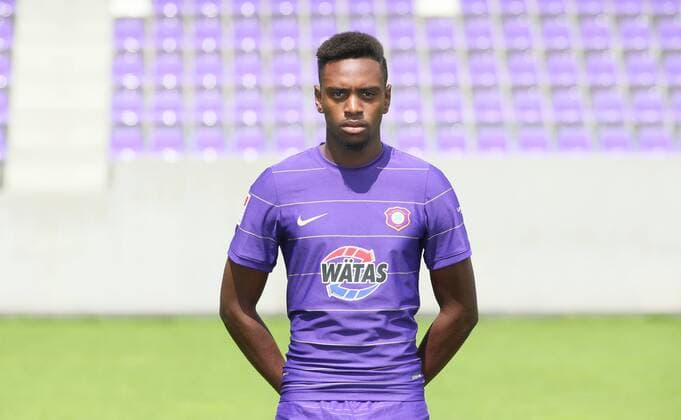 Fussball 2.Bundesliga Aue, 17.07.2017, Erzgebirgsstadion, Fussball, 2.Bundesliga, FC Erzgebirge Aue , GER, Porträttermin 2017 2018 , Im Bild: Moise Ngwisani. ,
