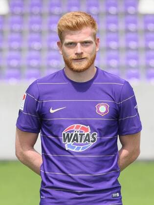 Fussball 2.Bundesliga Aue, 17.07.2017, Erzgebirgsstadion, Fussball, 2.Bundesliga, FC Erzgebirge Aue , GER, Porträttermin 2017 2018 , Im Bild: Fabian Kalig. ,