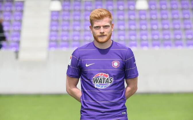 Fussball 2.Bundesliga Aue, 17.07.2017, Erzgebirgsstadion, Fussball, 2.Bundesliga, FC Erzgebirge Aue , GER, Porträttermin 2017 2018 , Im Bild: Fabian Kalig. ,