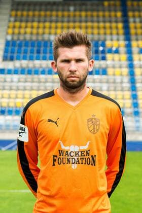Porträt: Fußball, GER, 3.Liga, Porträttermin 2017 2018, FC Carl Zeiss Jena, Raphael Koczor Torwart Ernst Abbe Sportfeld