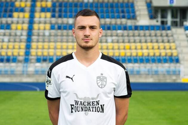 Porträt: Fußball, GER, 3.Liga, Porträttermin 2017 2018, FC Carl Zeiss Jena, Maximilian Wolfram Ernst Abbe Sportfeld