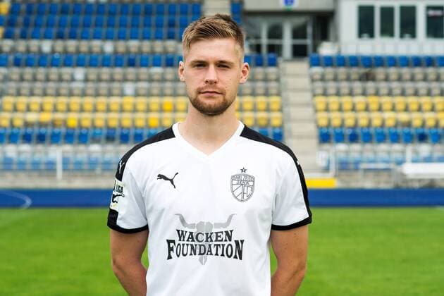 Porträt: Fußball, GER, 3.Liga, Porträttermin 2017 2018, FC Carl Zeiss Jena, Dominik Bock Ernst Abbe Sportfeld