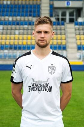 Porträt: Fußball, GER, 3.Liga, Porträttermin 2017 2018, FC Carl Zeiss Jena, Dominik Bock Ernst Abbe Sportfeld