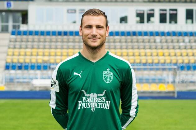 Porträt: Fußball, GER, 3.Liga, Porträttermin 2017 2018, FC Carl Zeiss Jena, Jo Coppens Torwart Ernst Abbe Sportfeld
