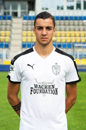 Porträt: Fußball, GER, 3.Liga, Porträttermin 2017 2018, FC Carl Zeiss Jena, Justin Schau Ernst Abbe Sportfeld