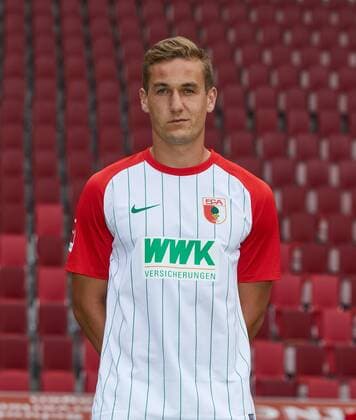 Julian Günther-Schmidt, Fußball, GER, 1. BL, Porträttermin 2017 2018, FC Augsburg,