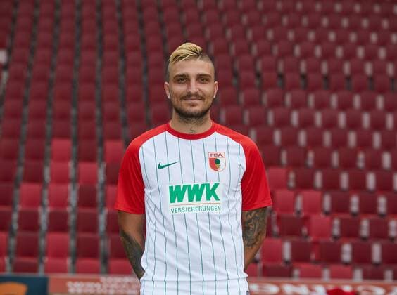Konstantinos Stafylidis, Fußball, GER, 1. BL, Porträttermin 2017 2018, FC Augsburg,