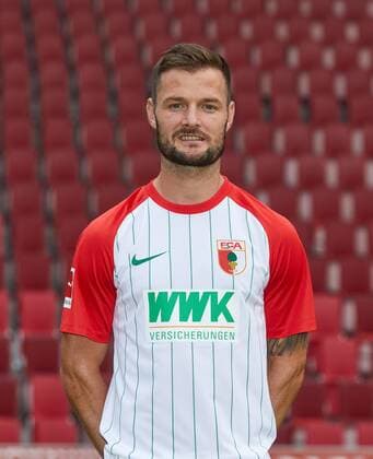 Marcel Heller, Fußball, GER, 1. BL, Porträttermin 2017 2018, FC Augsburg,