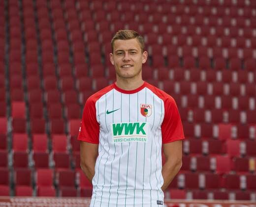 Alfred Finnbogason, Fußball, GER, 1. BL, Porträttermin 2017 2018, FC Augsburg,