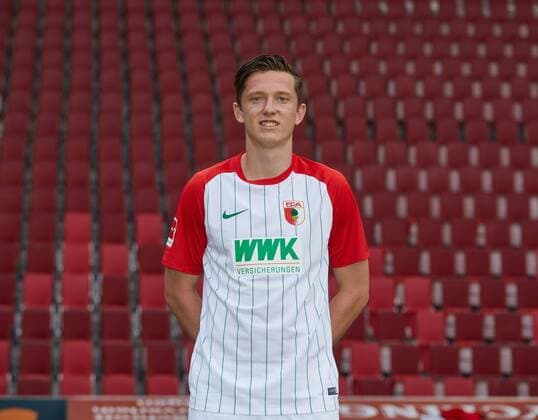 Michael Gregoritsch, Fußball, GER, 1. BL, Porträttermin 2017 2018, FC Augsburg,