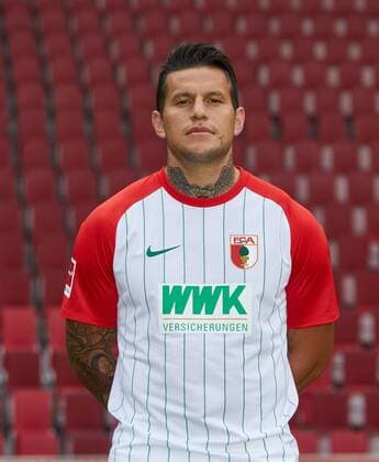 Raul Bobadilla, Fußball, GER, 1. BL, Porträttermin 2017 2018, FC Augsburg,