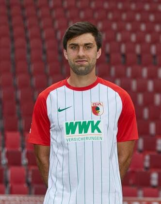 Jan Moravek, Fußball, GER, 1. BL, Porträttermin 2017 2018, FC Augsburg,