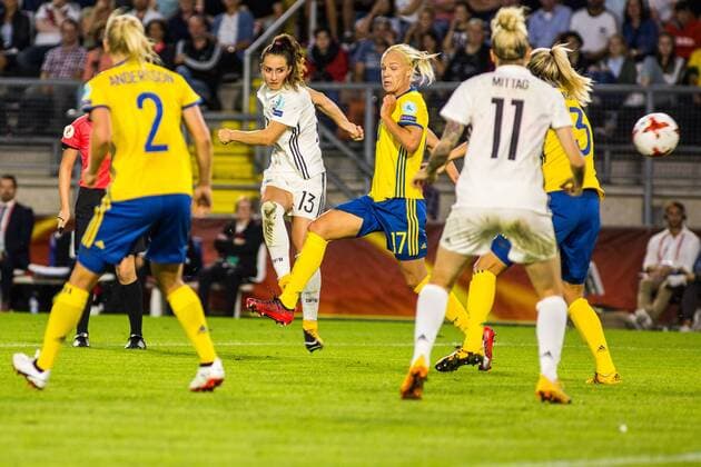 NLD, Breda, UEFA Women s Euro 2017 17.07.2017, Rat Verlegh Stadion, Breda, NLD, Breda, UEFA Women s Euro 2017 , im Bild picture shows Torschuss Sara Daebritz (Deutschland 13), nordphotox xRauch nph00251