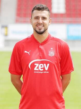 Zwickau - Fussball 3.Liga Zwickau, 18.07.2017, Fussball, 3.Liga, GER, Porträttermin 2017 2018, FSV Zwickau , Im Bild; Davy Frick. ,